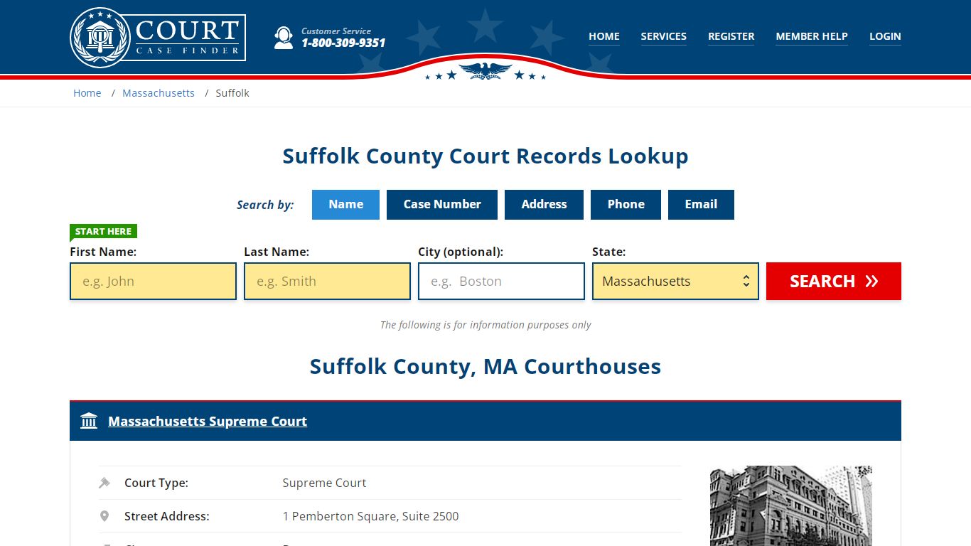 Suffolk County Court Records | MA Case Lookup