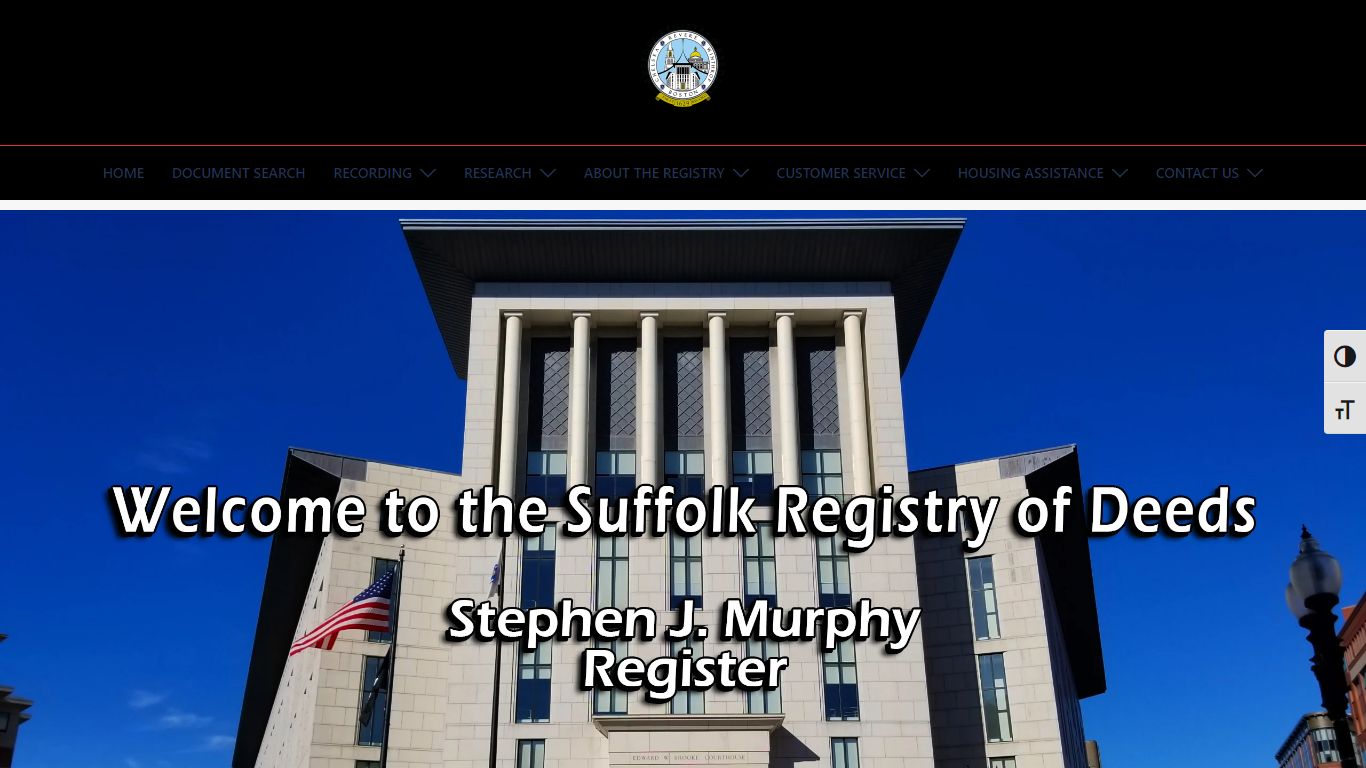 Suffolk County Registry of Deeds - Real Estate Records